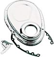 9000 Timing Cover, Chrome, Steel