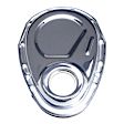 9000 Timing Cover, Chrome, Steel