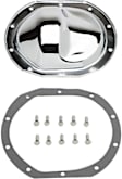 9044 Differential Cover - Chrome, Steel, Direct Fit, Kit