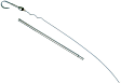 9224 Oil Dipstick - Chrome, Steel, Direct Fit, Sold Individually