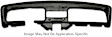 1117 Dash Cover, Black, Molded; Overlay Over Factory Dash, Dash Cap Series