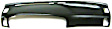 1121 Dash Cover, Black, Molded; Overlay Over Factory Dash, Dash Cap Series