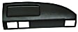 1124 Dash Cover, Black, Molded; Overlay Over Factory Dash, Dash Cap Series