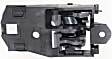 Front or Rear, Passenger Side Interior Door Handle, Gray, With Door Lock Button