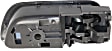 Front Or Rear, Passenger Side Gray Interior Door Handle, With Door Lock Button, Sedan