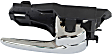 Front or Rear, Passenger Side Interior Door Handle, Chrome, With Door Lock Button