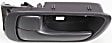 Front Or Rear, Driver Side Textured Black Interior Door Handle, Sedan