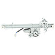 Front, Driver Side Power Window Regulator, With Motor, Sedan/Wagon