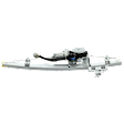 Front, Driver Side Power Window Regulator, With Motor, Sedan/Wagon