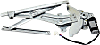 Front, Driver Side Power Window Regulator, With Motor