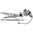 Front, Passenger Side Power Window Regulator, With Motor