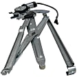 Front, Passenger Side Power Window Regulator, With Motor