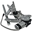 Front, Passenger Side Power Window Regulator, With Motor