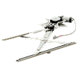 Front, Passenger Side Power Window Regulator, With Motor