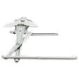 Front, Driver Side Power Window Regulator, With Motor