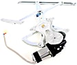 Front or Rear, Passenger Side Window Regulator, Power
