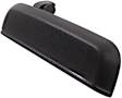 Rear, Passenger Side Textured Black Exterior Door Handle, Without Key Hole
