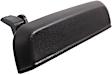 Rear, Passenger Side Textured Black Exterior Door Handle, Without Key Hole