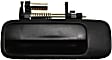 Rear, Driver Side Smooth Black Exterior Door Handle, Without Key Hole