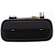 Rear, Passenger Side Smooth Black Exterior Door Handle, Without Key Hole, Crew Cab Pickup