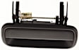 2001-2004 Toyota Tacoma - Rear, Driver Side Smooth Black Exterior Door Handle, Without Key Hole, Crew Cab Pickup