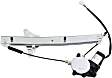 Sedan Rear, Passenger Side Power Window Regulator, With Motor