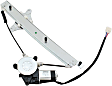 Sedan Rear, Passenger Side Power Window Regulator, With Motor