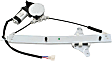 Sedan Rear, Passenger Side Power Window Regulator, With Motor