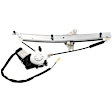 Rear, Driver Side Power Window Regulator, With Motor, Sedan
