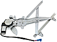 Rear, Driver Side Power Window Regulator, With Motor