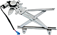 Rear, Driver Side Power Window Regulator, With Motor