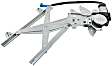 Rear, Driver Side Power Window Regulator, With Motor