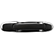 Rear, Driver or Passenger Side Exterior Door Handle, Smooth Black, Without Key Hole, 6 Cyl., 3.0L Engine
