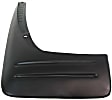 Rear, Driver Side Mud Flaps, Black, Plastic