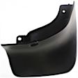 Rear, Passenger Side Mud Flaps, Black, Plastic