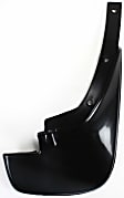 Rear, Passenger Side Mud Flaps, Black, Plastic