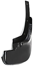 Rear, Passenger Side Mud Flaps, Black, Plastic