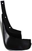 Rear, Passenger Side Mud Flaps, Black, Plastic