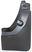 Rear, Passenger Side Mud Flaps, Black, Plastic