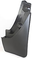 Rear, Passenger Side Mud Flaps, Black, Plastic