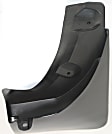 Rear, Passenger Side Mud Flaps, Black, Plastic