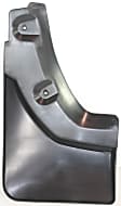 Rear, Passenger Side Mud Flaps, Black, Plastic