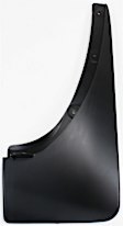 Rear, Passenger Side Mud Flaps, Black, Plastic