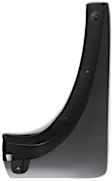 Rear, Passenger Side Mud Flaps, Black, Plastic