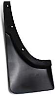 Rear, Passenger Side Mud Flaps, Black, Plastic
