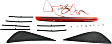 2002-2006 Toyota Camry - Spoiler, Primed, Plastic,, Sold Individually