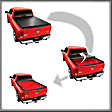 281101 Truxport Series Soft Roll-up Tonneau Cover, Vinyl Fits Approx. 6 ft. 6 in. Bed