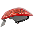Passenger Side Tail Light, without Bulb, Halogen, Pink and Red Lens, 4 Cyl., 1.8L Engine