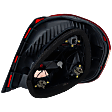 Driver Side Tail Light, with Bulb, Halogen, Clear and Red Lens, Base Model, 4 Cyl., 1.5L Engine
