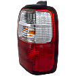 Passenger Side Tail Light, with Bulb, Halogen, Clear and Red Lens, 6 Cyl., 3.4L Engine
